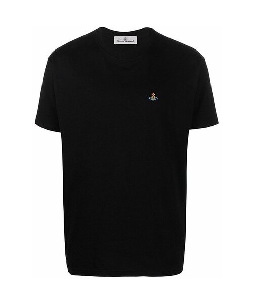 [비비안웨스트우드] 남녀공용 반팔 티셔츠_블랙 XS